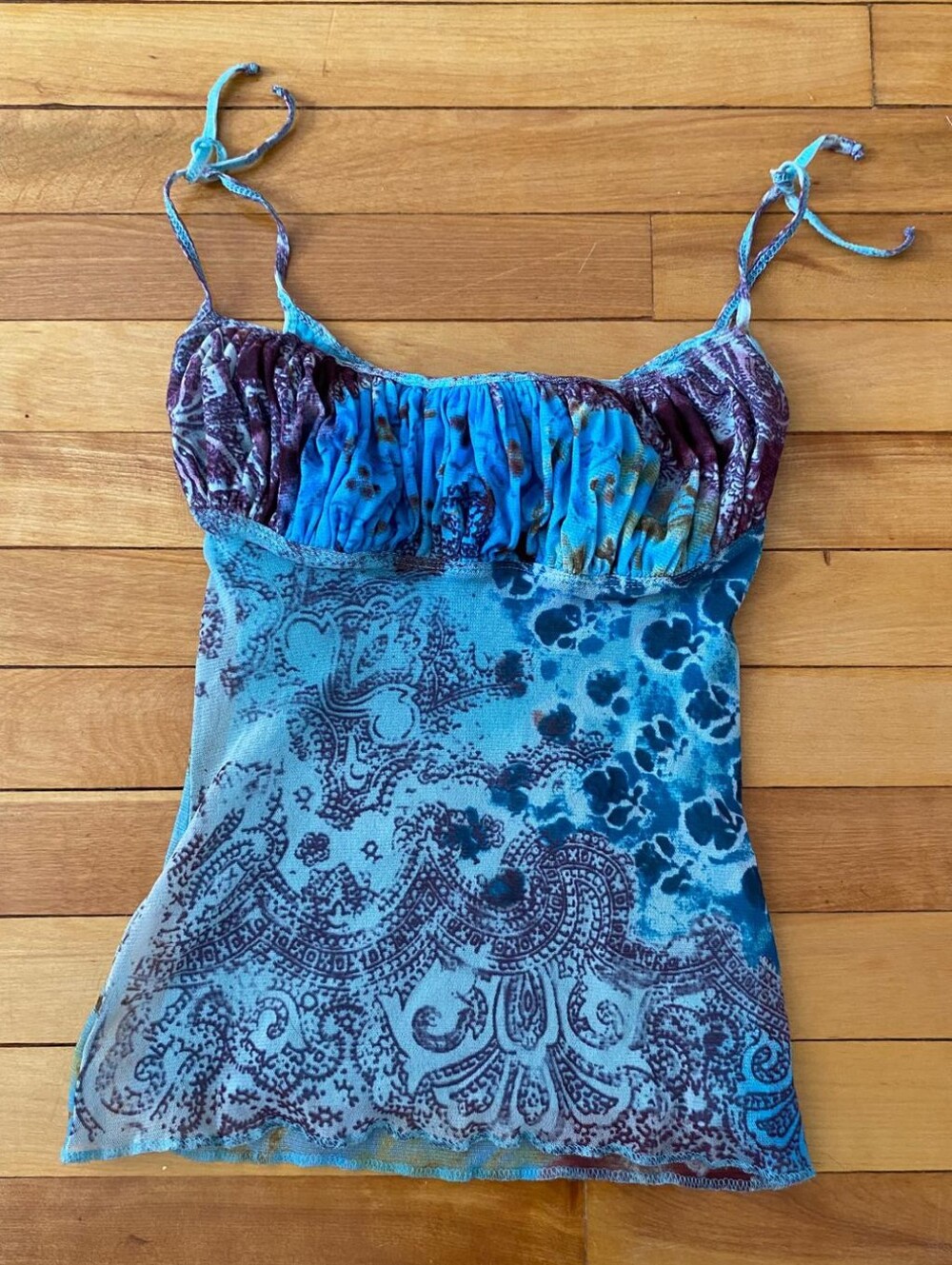 Plein Sud Mesh Milkmaid Bustier Camisole